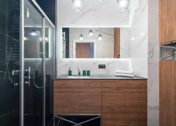 Apartman Nadmorze Premium - W Pelni Klimatyzowany, Plaza, Parking Podziemny, Taras Gdańsk