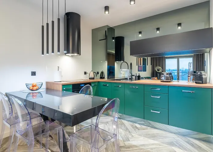 Apartman Nadmorze Premium - W Pelni Klimatyzowany, Plaza, Parking Podziemny, Taras Gdańsk